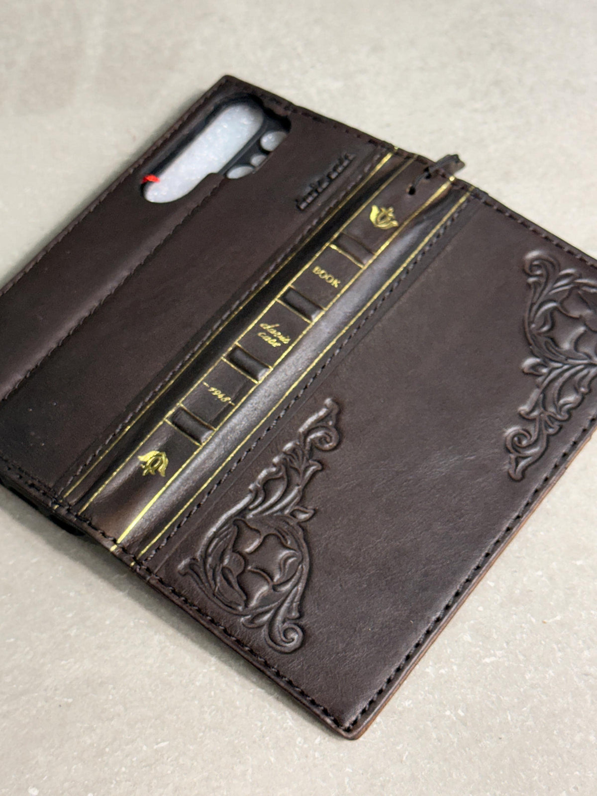 Vintage Leather Wallet Case for Nubia Redmagic 11 pro : Book Style, Card Slots