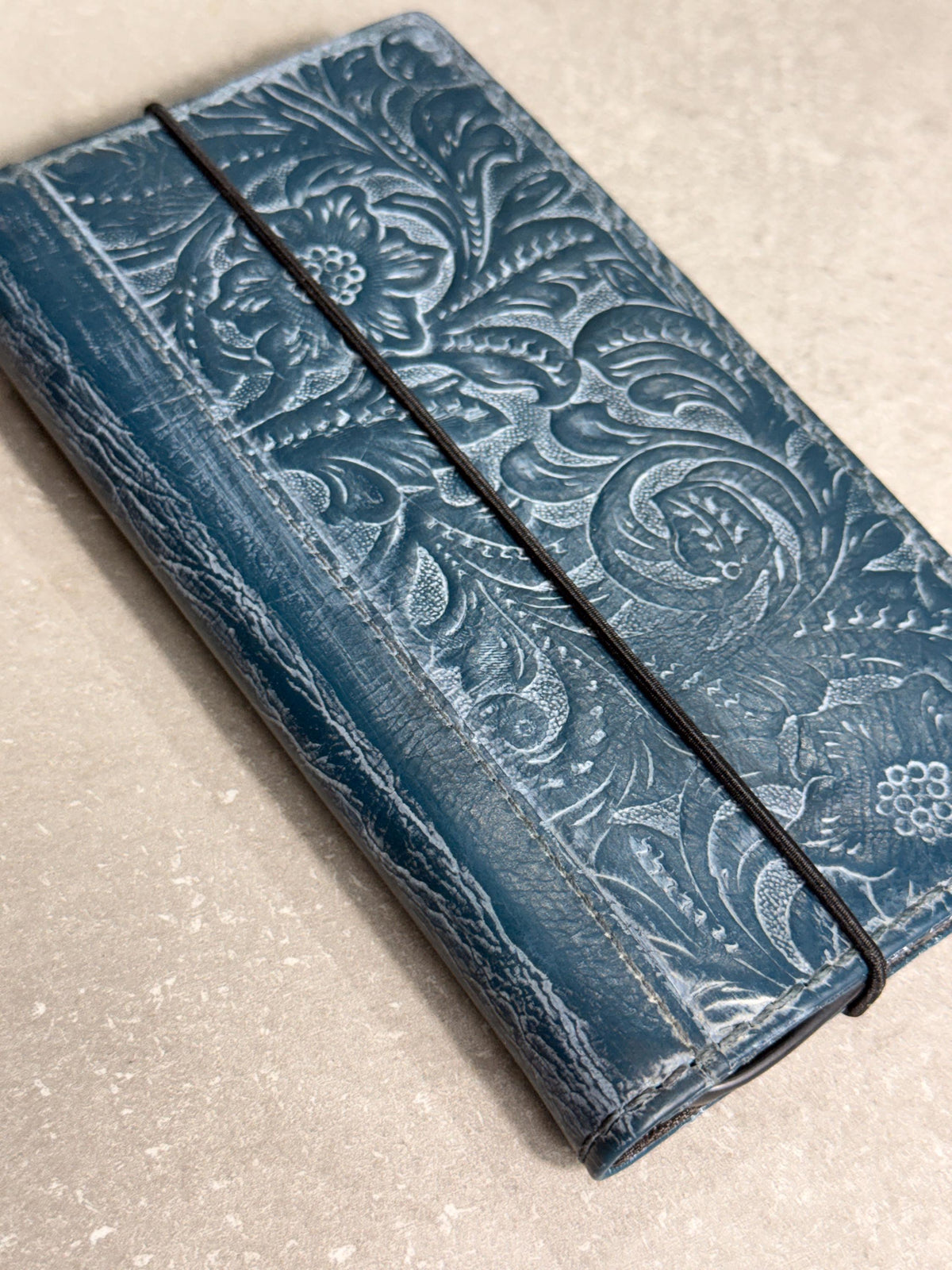 Genuine Leather Wallet Case for Galaxy: Vintage Book Style Cover