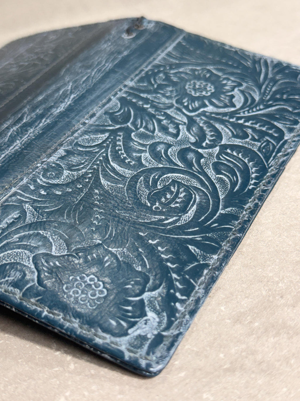 Genuine Leather Wallet Case for Galaxy: Vintage Book Style Cover