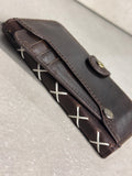 Vintage Leather Wallet Case for iPhone: Book Style, Card Slots