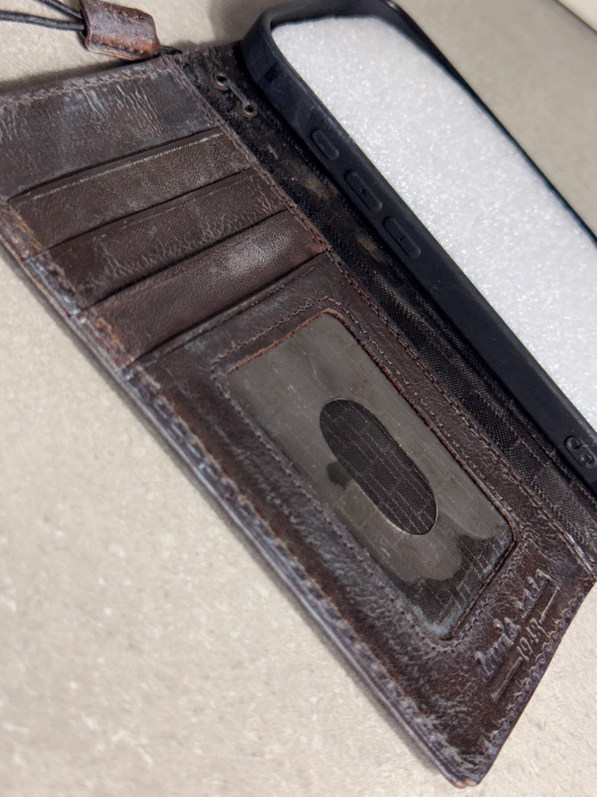 Handmade Leather Wallet Case for Galaxy Z Fold Ultra 8