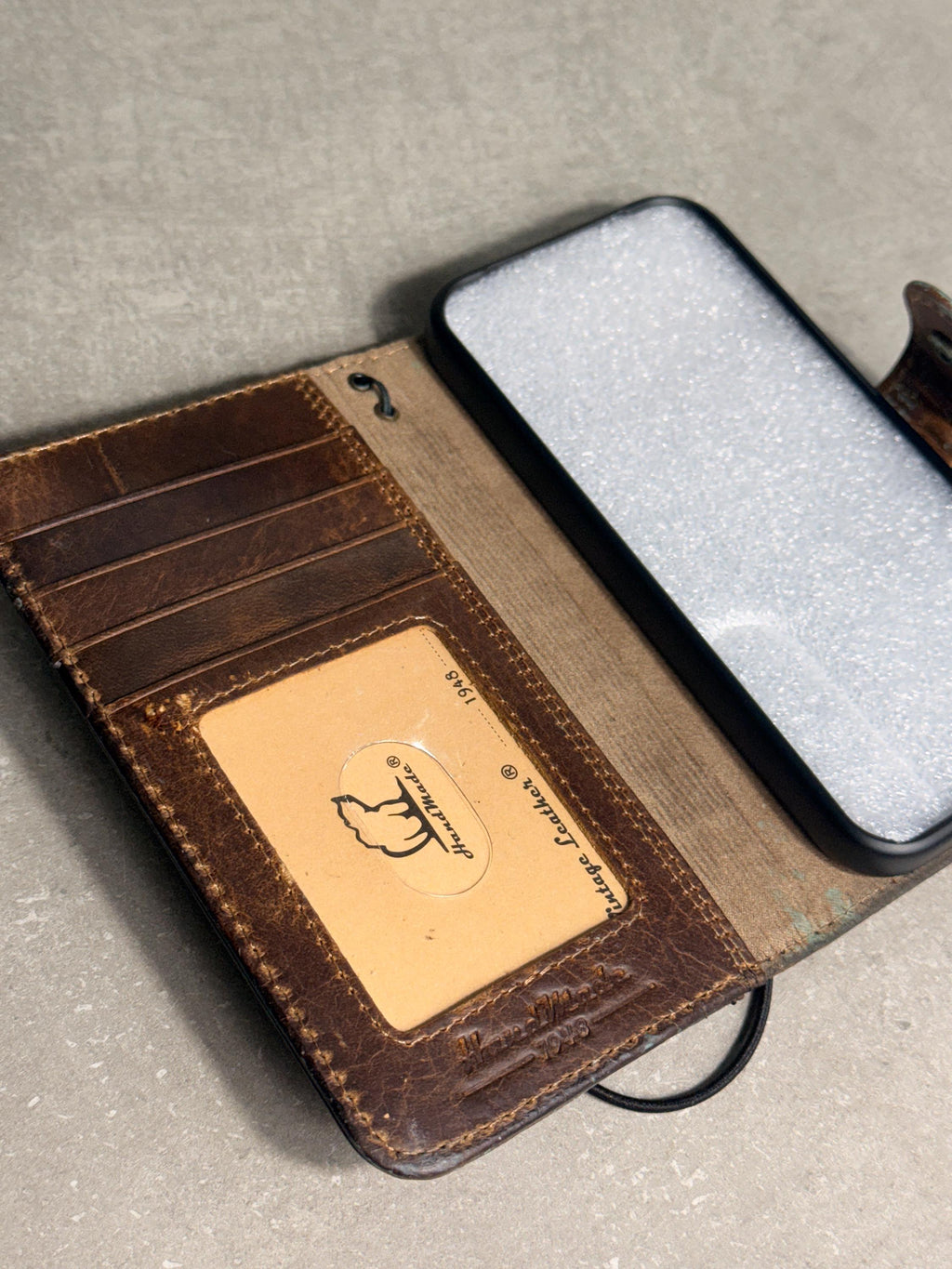 Handmade Leather Wallet Case for Galaxy Z Fold Ultra 8