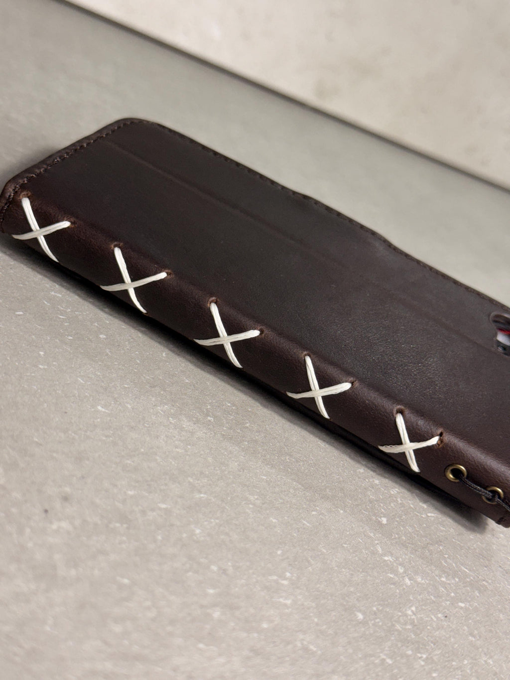 Handmade Leather Wallet Case for Galaxy Z Fold Ultra 8