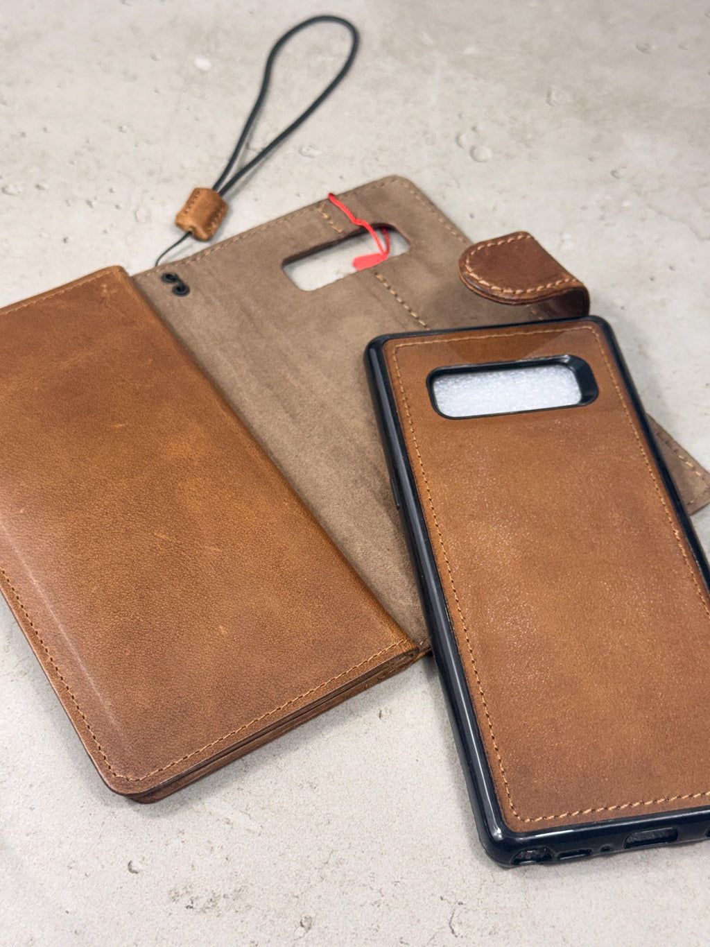 Vintage Leather Wallet Case for Nubia Redmagic 11 pro : Book Style, Card Slots