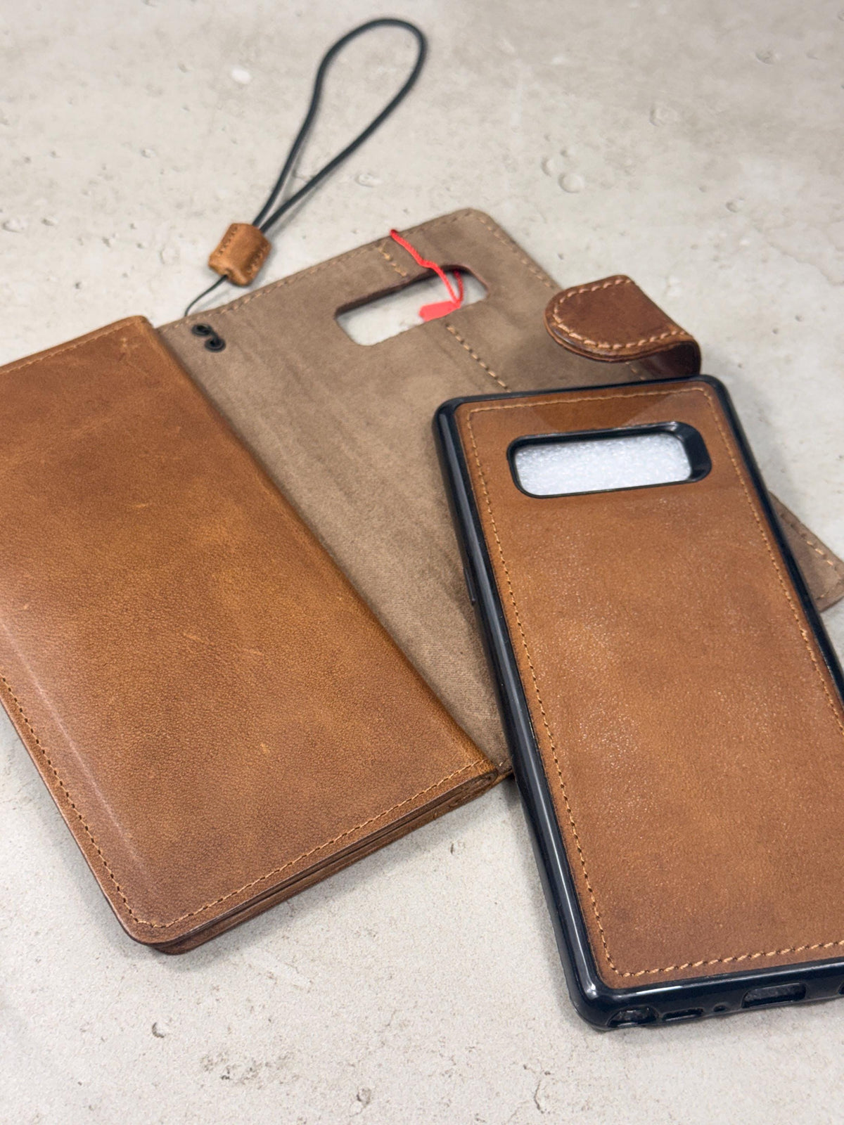 Vintage Leather Wallet Case for Nubia Redmagic 11 pro : Book Style, Card Slots
