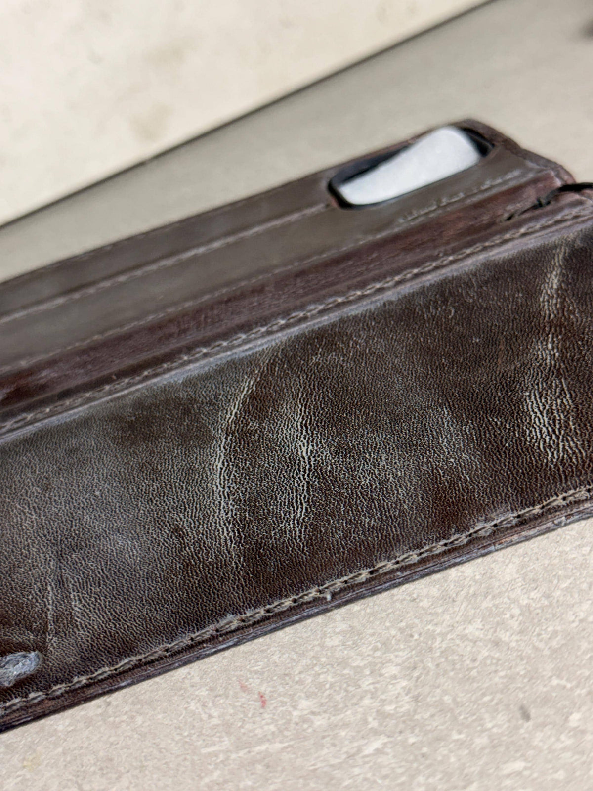 Handmade Black Leather Book iPhone Case: Vintage Art Design Wallet Cover Ip 7-18 max