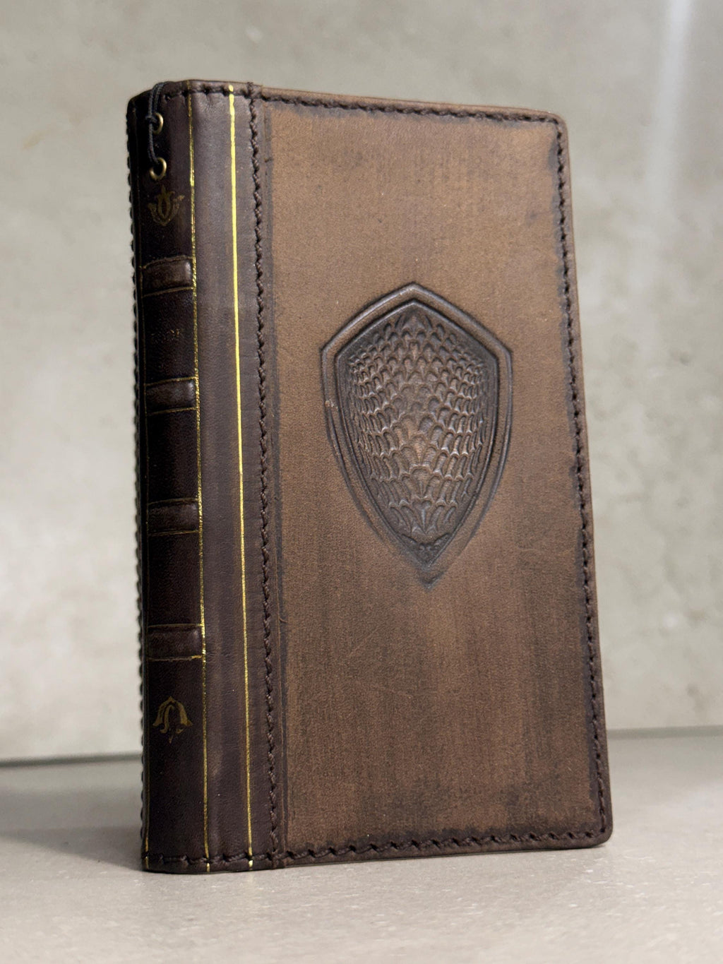 Handmade Leather Wallet Case for Galaxy Z Fold Ultra 8