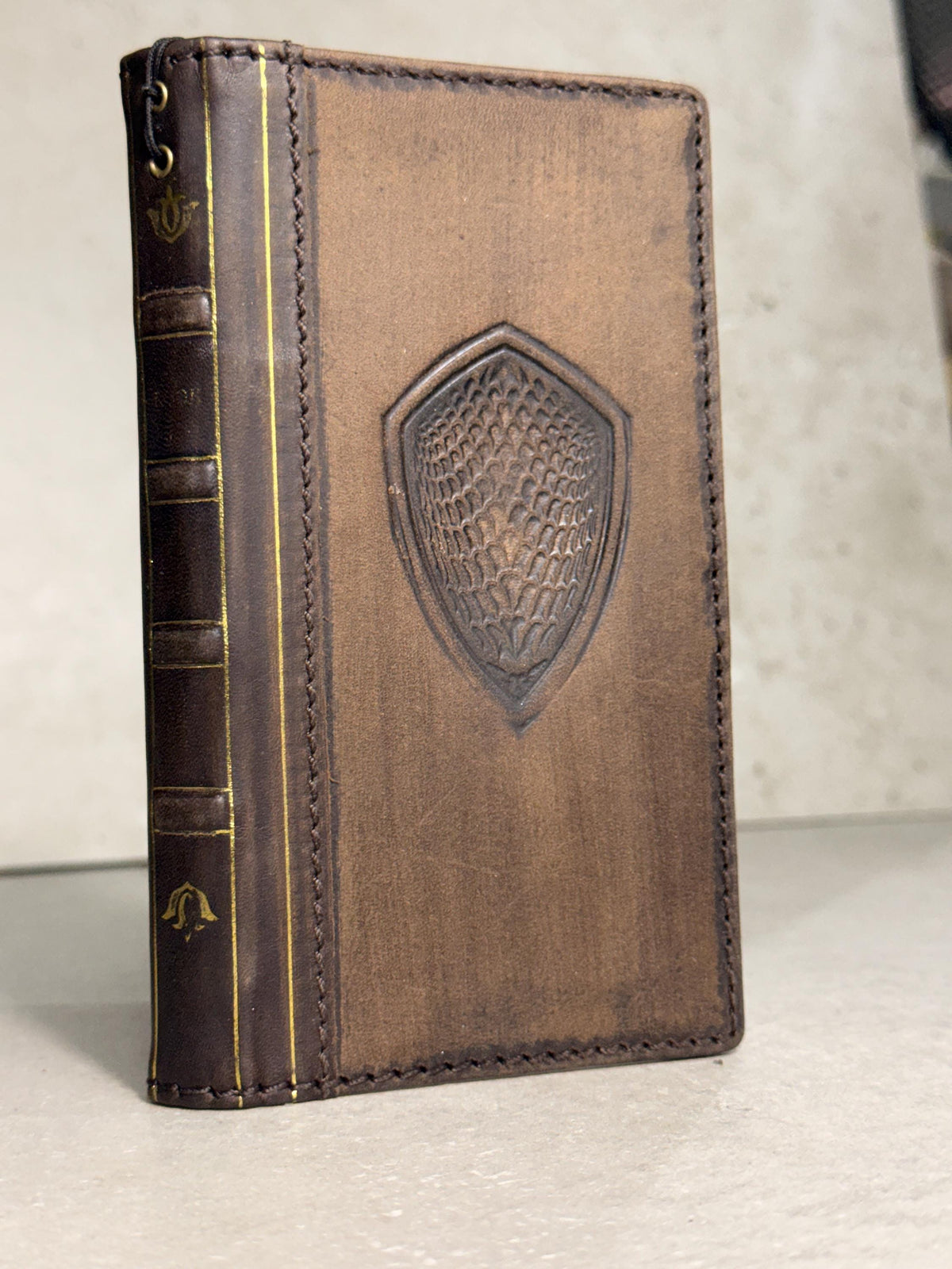 Handmade Leather Wallet Case for Galaxy Z Fold Ultra 8