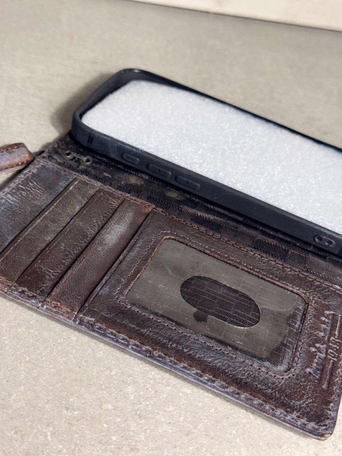 Handmade Leather Wallet Case for Galaxy Z Fold Ultra 8