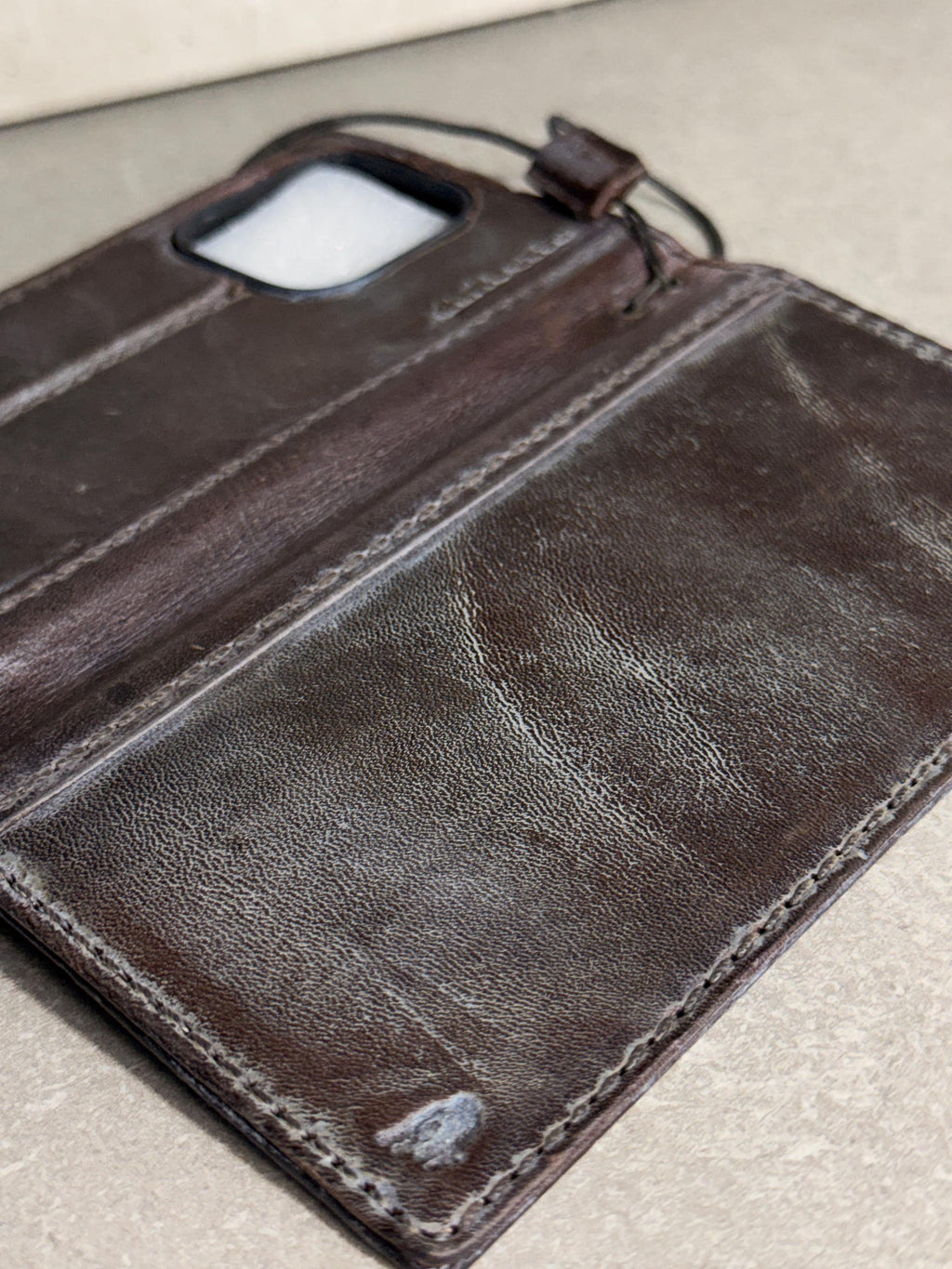 Handmade Leather Wallet Case for Galaxy Z Fold Ultra 8