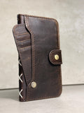 Handmade Leather Wallet Case for Galaxy Z Fold Ultra 8