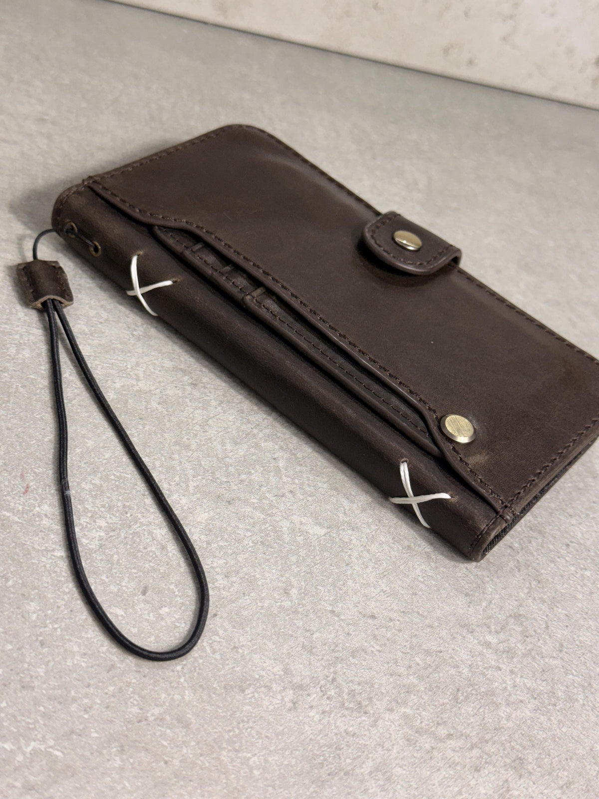 Handmade Leather Wallet Case for Galaxy Z Fold Ultra 8