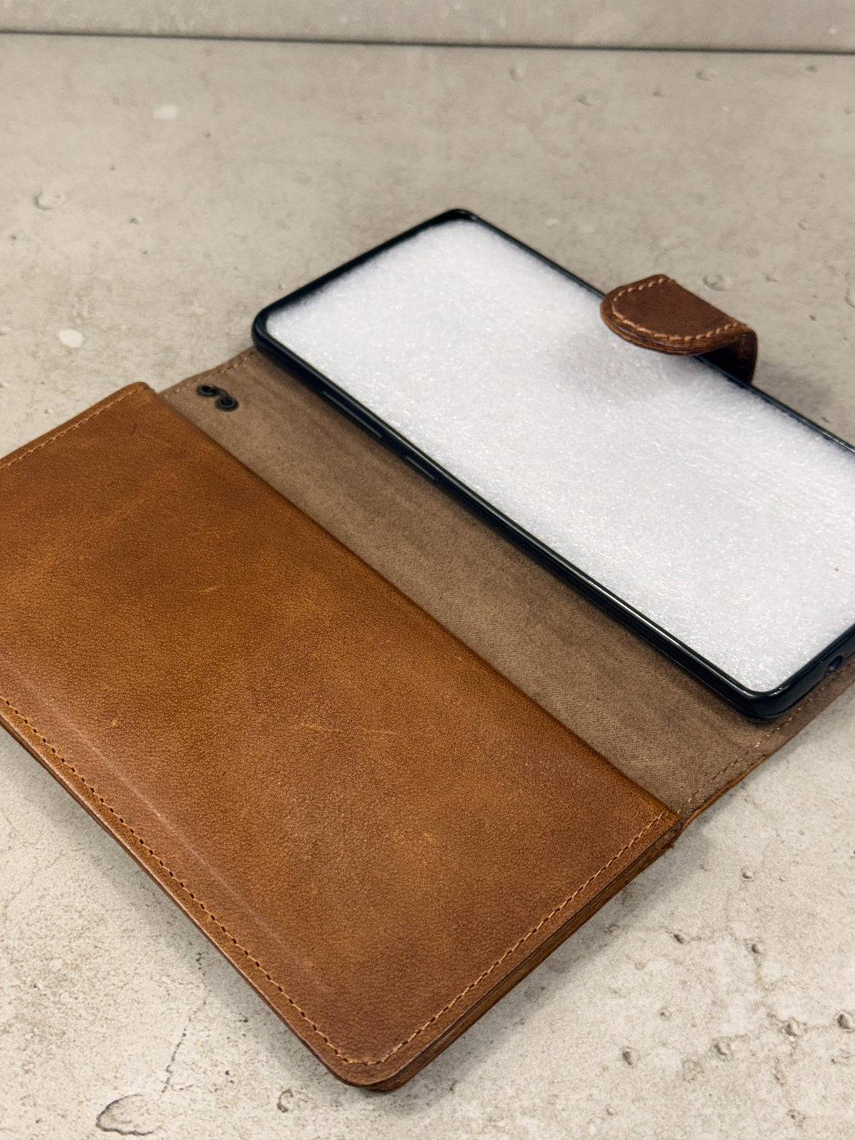 Vintage Leather Wallet Case for Nubia Redmagic 11 pro : Book Style, Card Slots