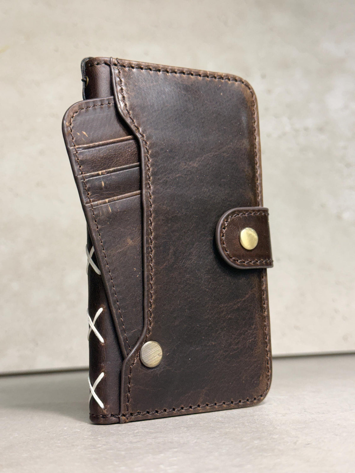 Vintage Leather Wallet Case for Nubia Redmagic 11 pro : Book Style, Card Slots