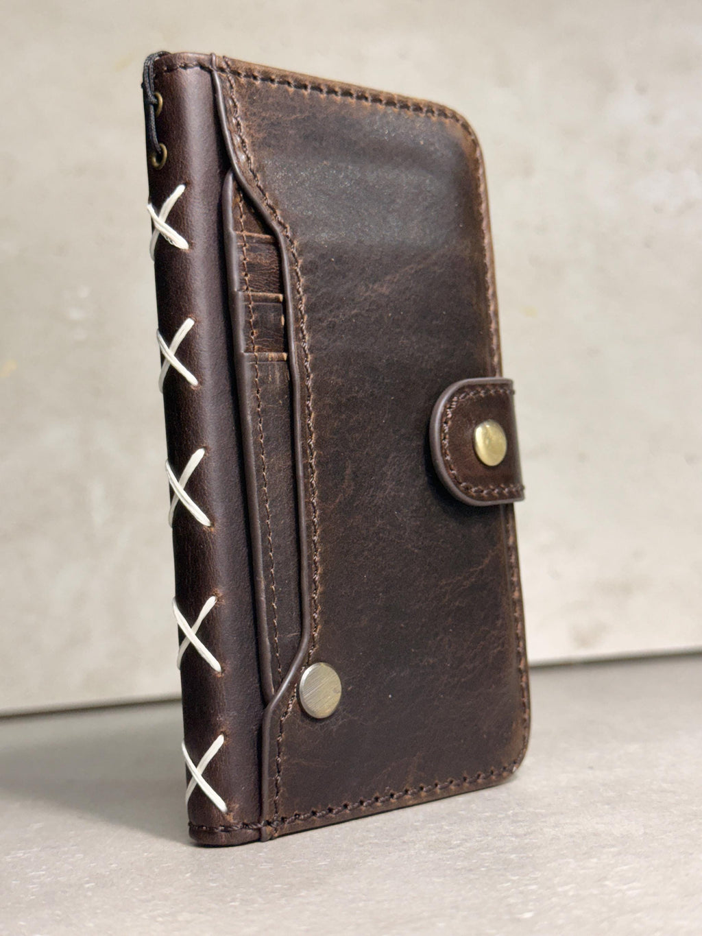 Vintage Leather Wallet Case for Nubia Redmagic 11 pro : Book Style, Card Slots