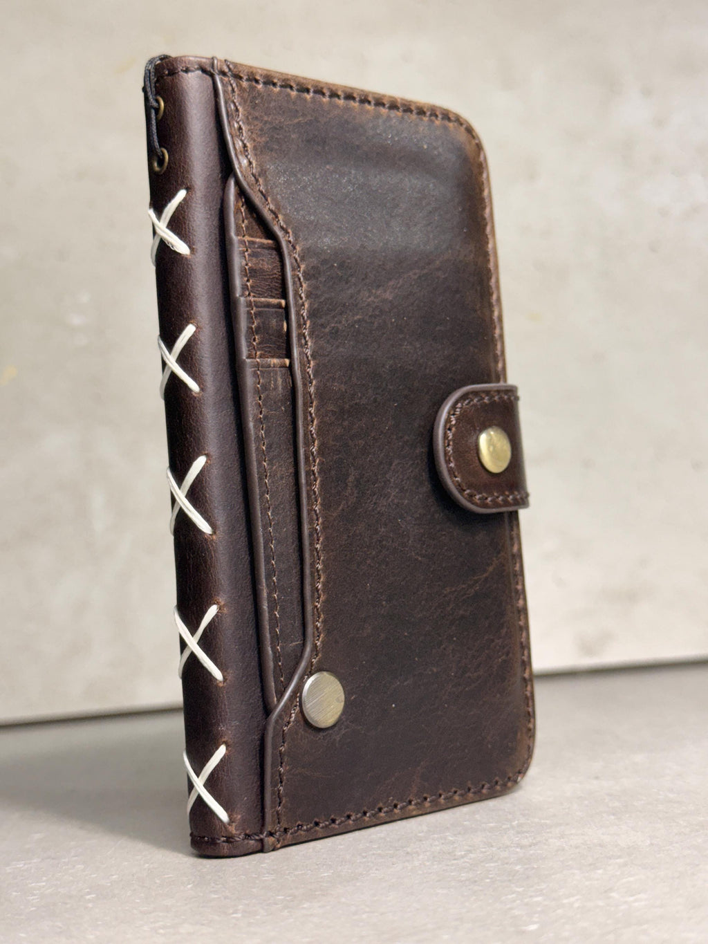 Vintage Leather Wallet Case for Nubia Redmagic 11 pro : Book Style, Card Slots