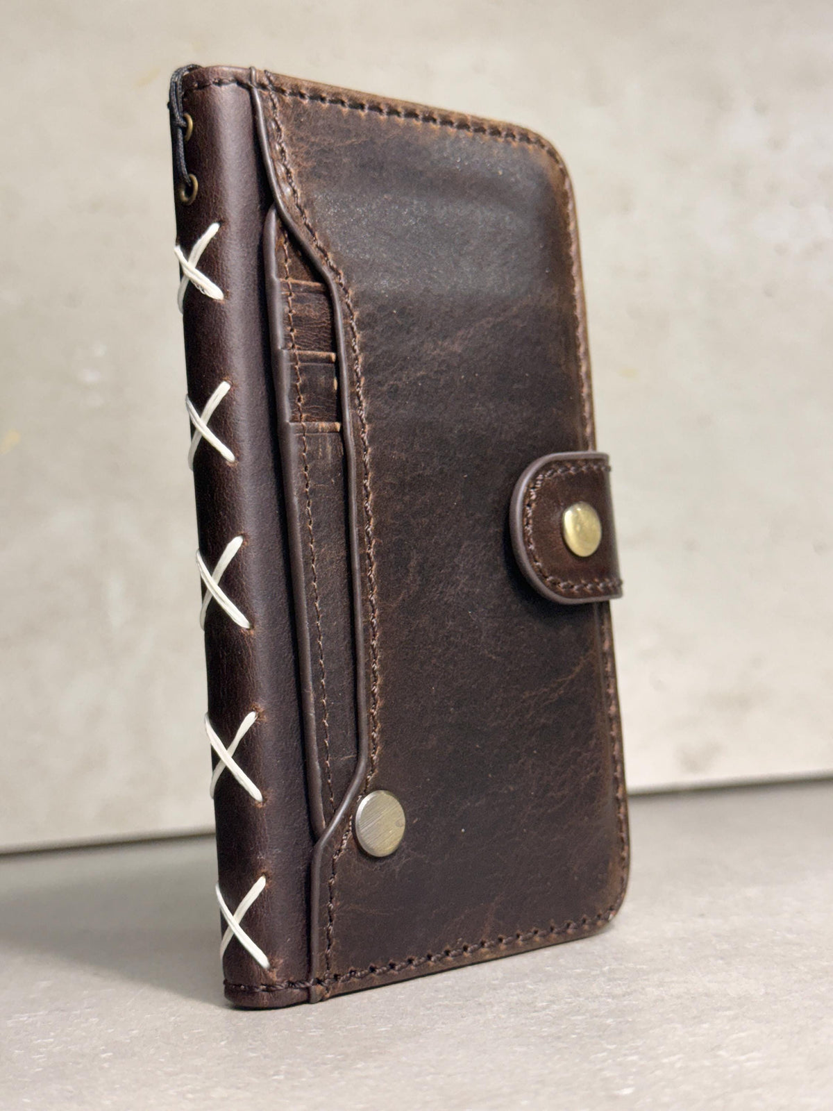 Vintage Leather Wallet Case for Nubia Redmagic 11 pro : Book Style, Card Slots