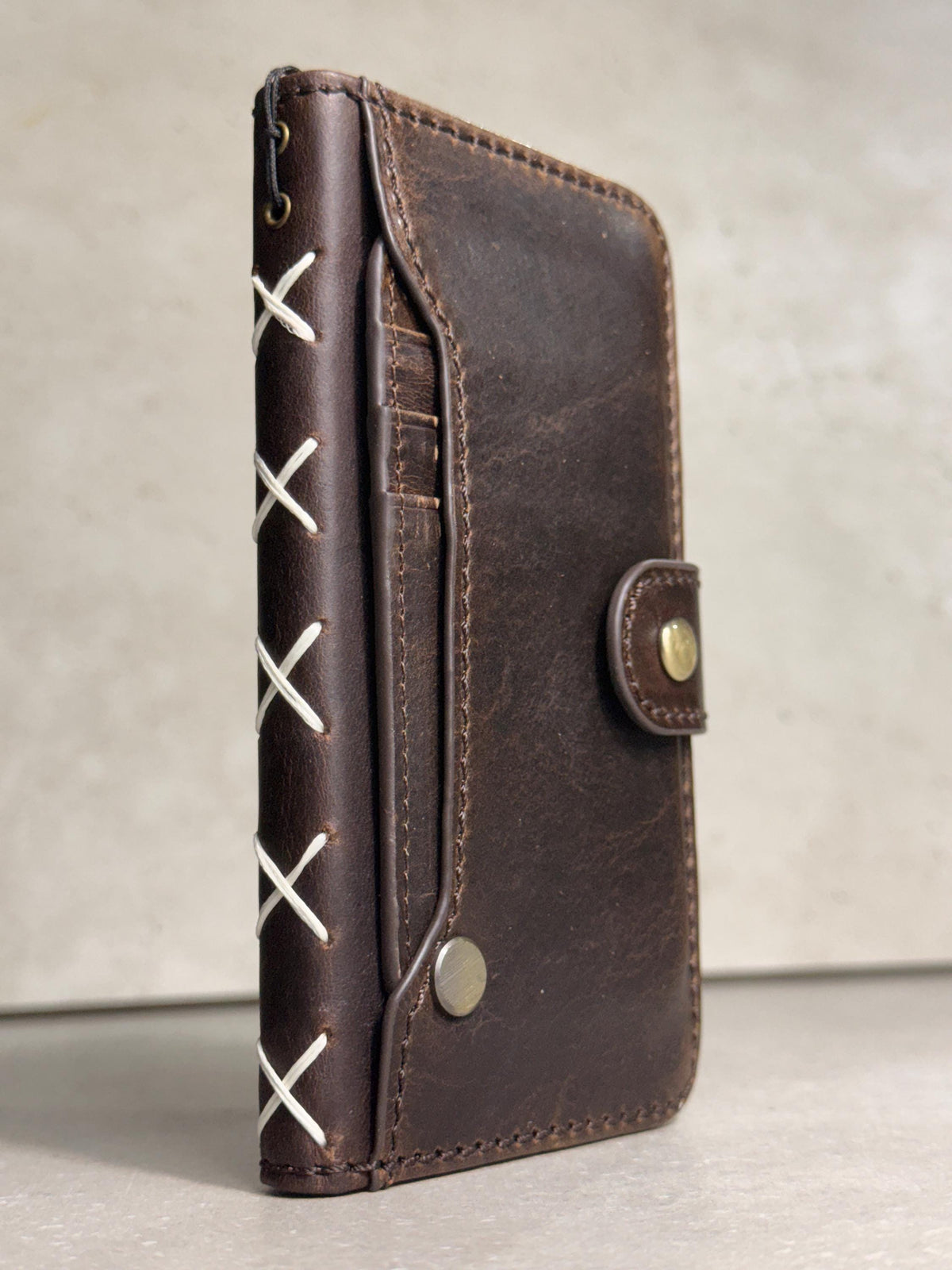 Vintage Leather Wallet Case for Nubia Redmagic 11 pro : Book Style, Card Slots