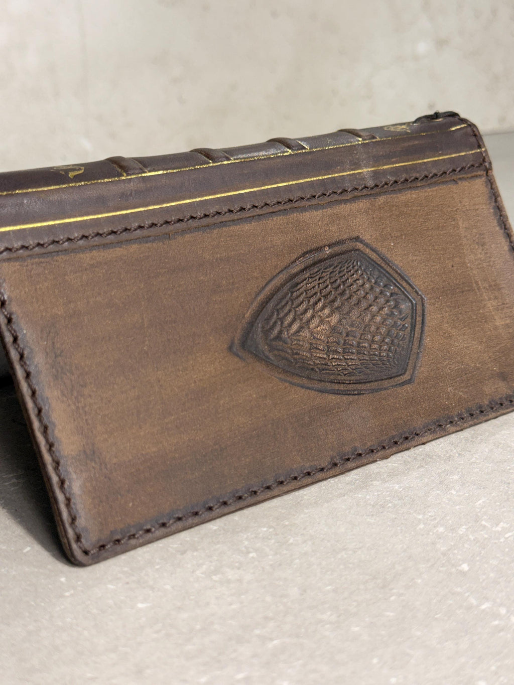 Genuine Leather fo OnePlus 15 12 12R Case Wallet Handmade Wireless Luxury oiled Ar