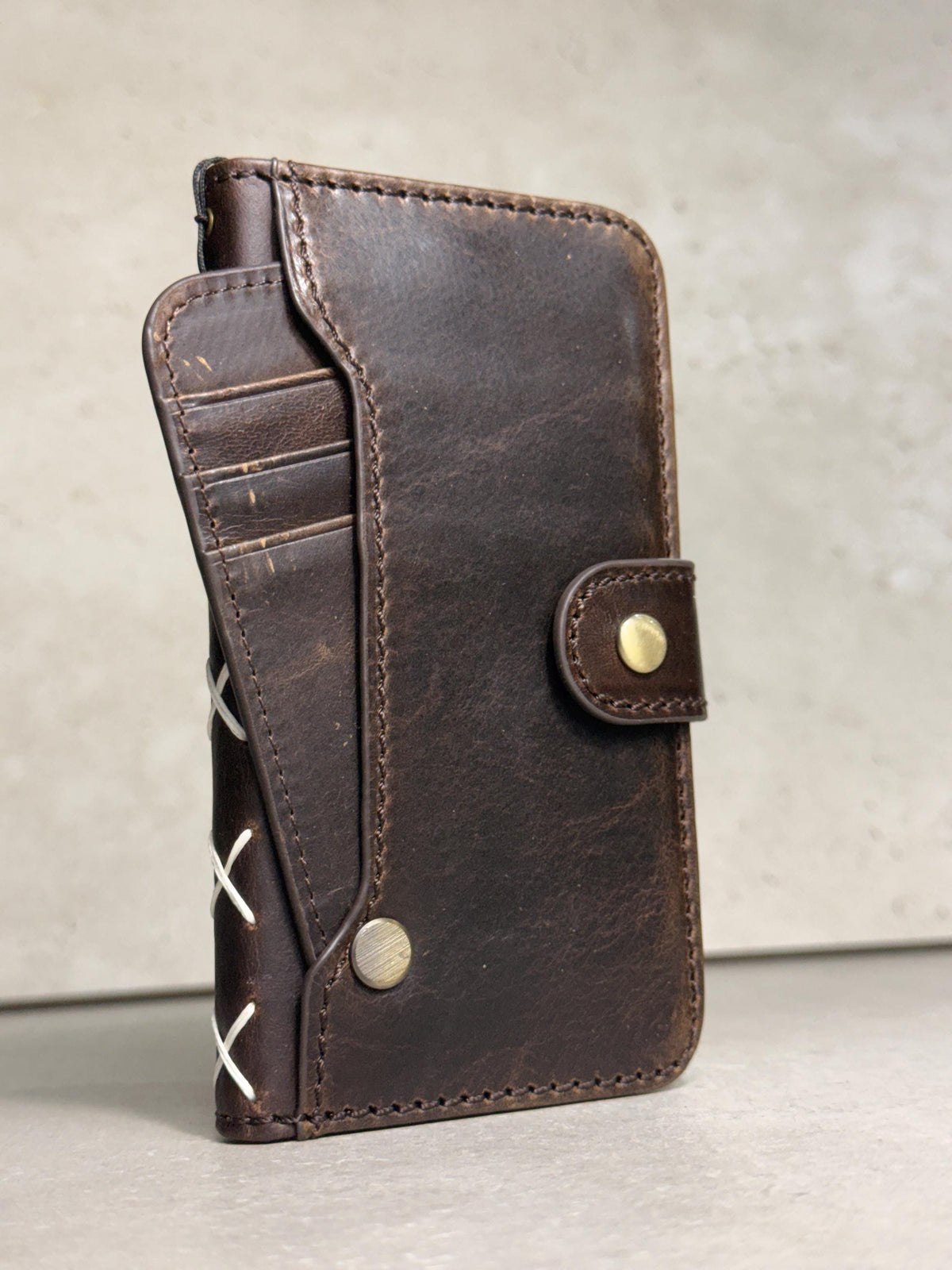 Vintage Leather Wallet Case for Nubia Redmagic 11 pro : Book Style, Card Slots