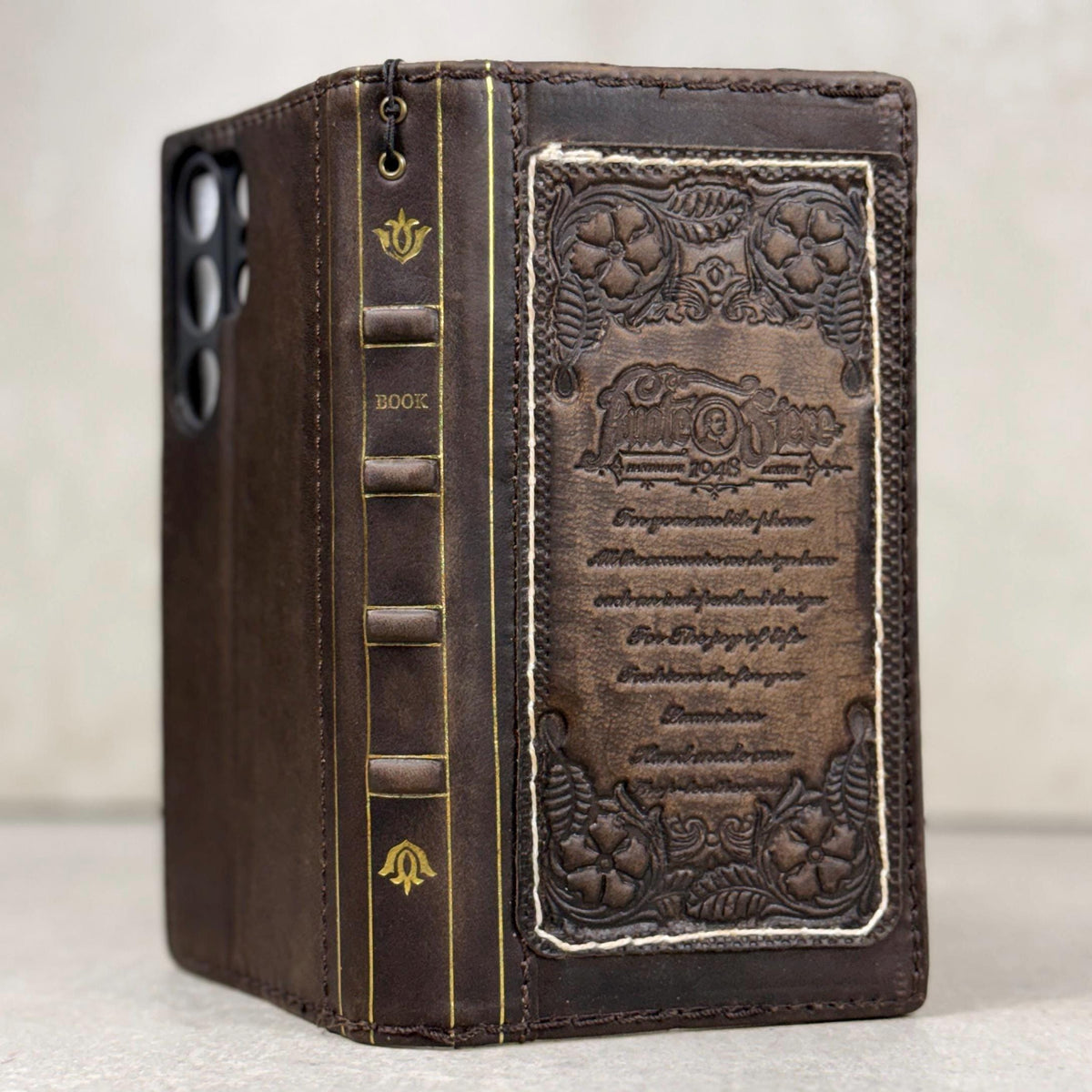 Vintage Leather Wallet Case for Nubia Redmagic 11 pro : Book Style, Card Slots