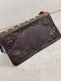 Handmade Leather Book Wallet Case for Galaxy Z Fold